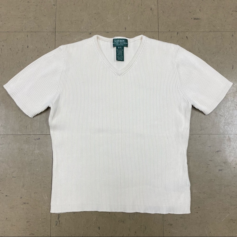Lauren ralph lauren short sleeve thick sweater PS